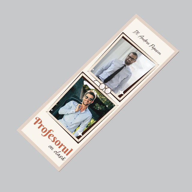 Fotografie Si Semnătură: Profesorul Cu Clasă - Magnet Pe Fregider