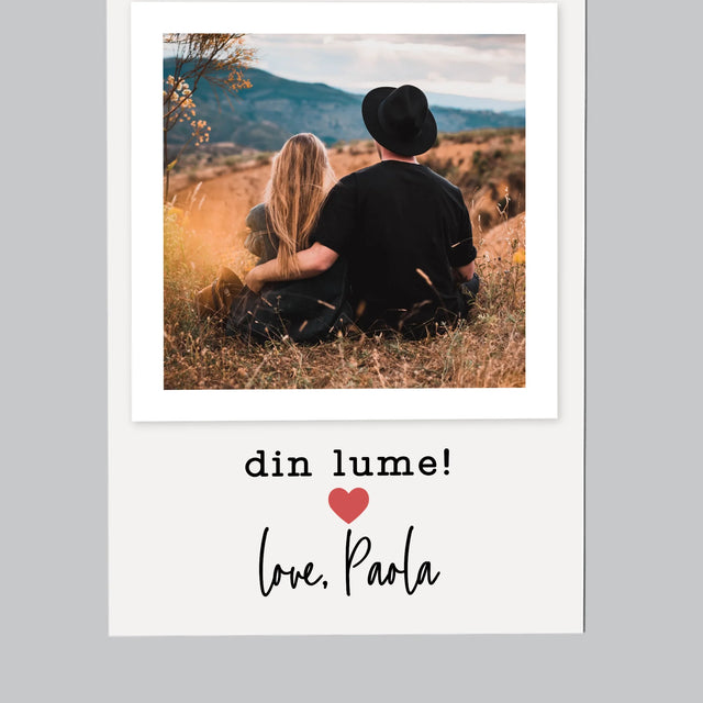 Fotografie Si Semnătură: Pentru Cel Mai Bun Băiat - Magnet Pe Fregider