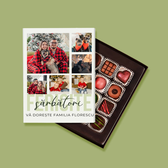 Colaj De Fotografii: Sărbători Fericite - Praline