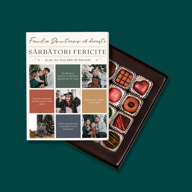 Colaj De Fotografii: Sărbători Fericite Urări - Praline