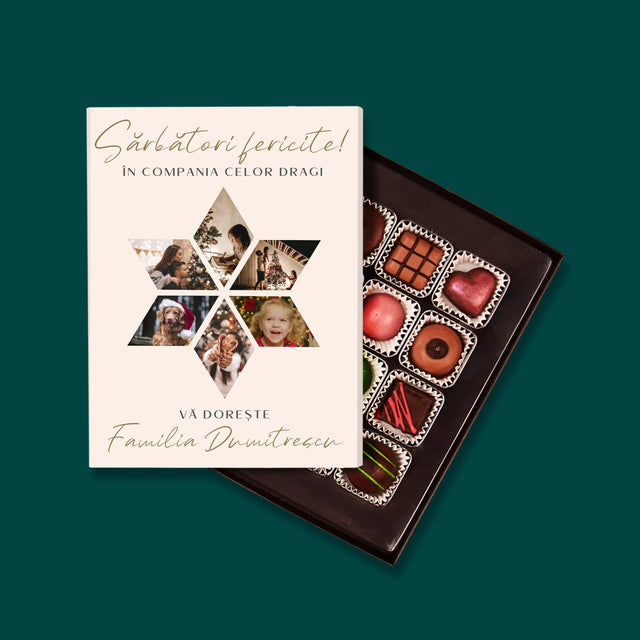 Colaj De Fotografii: Sărbători Frumoase Steaua - Praline