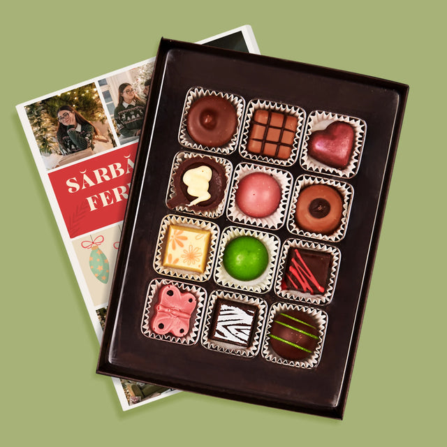 Colaj De Fotografii: Fotografii De Sărbători - Praline