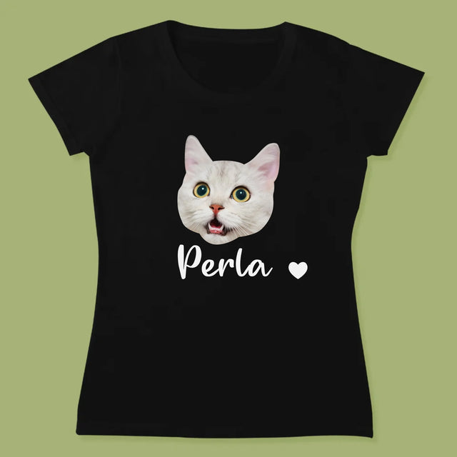 Personajul Tău: Capul Mâțului Tău - Tricou Pentru Femei