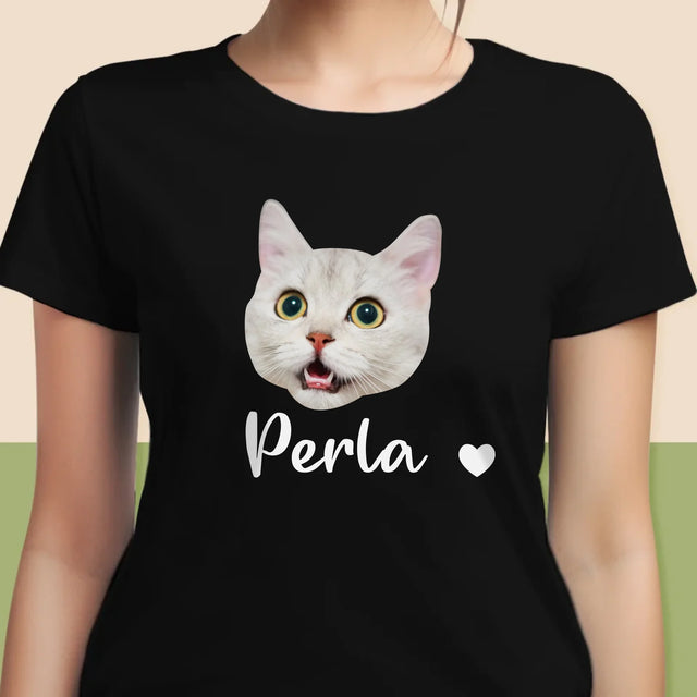 Personajul Tău: Capul Mâțului Tău - Tricou Pentru Femei