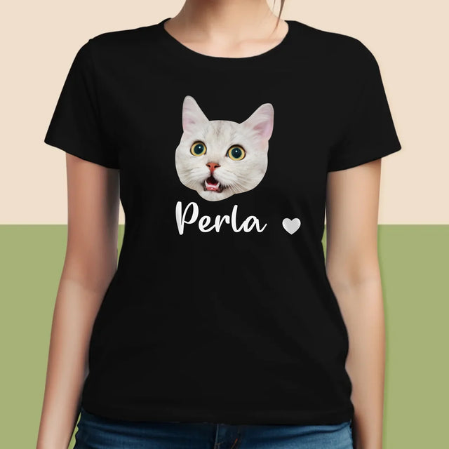 Personajul Tău: Capul Mâțului Tău - Tricou Pentru Femei