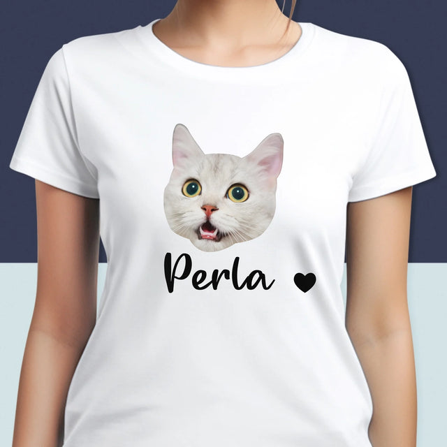 Personajul Tău: Capul Mâțului Tău - Tricou Pentru Femei