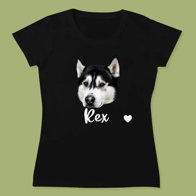 Personajul Tău: Capul Câinelui Tău - Tricou Pentru Femei