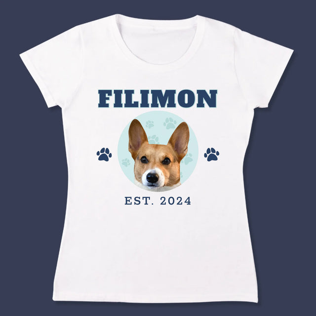 Personajul Tău: Câinele Tău Varsity - Tricou Pentru Femei