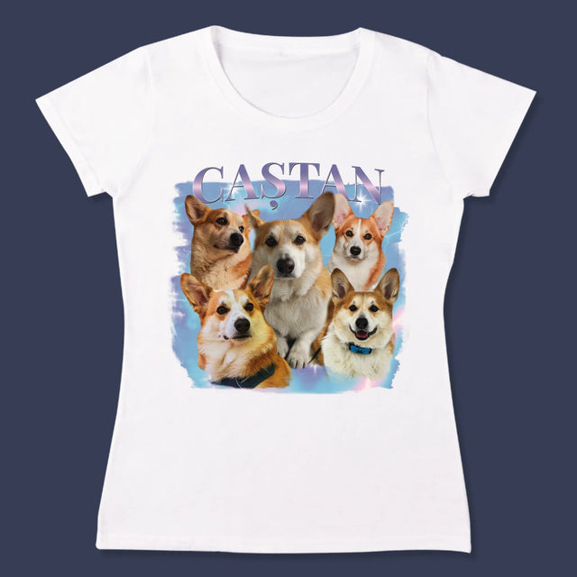 Personajul Tău: Bootleg Cu Cîinele Tău - Tricou Pentru Femei