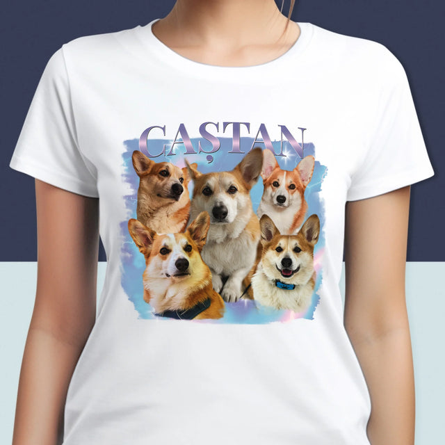 Personajul Tău: Bootleg Cu Cîinele Tău - Tricou Pentru Femei