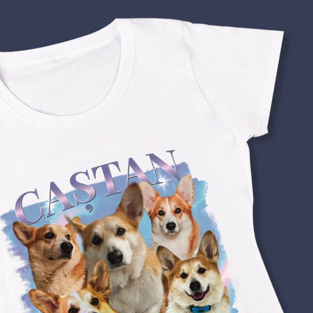 Personajul Tău: Bootleg Cu Cîinele Tău - Tricou Pentru Femei