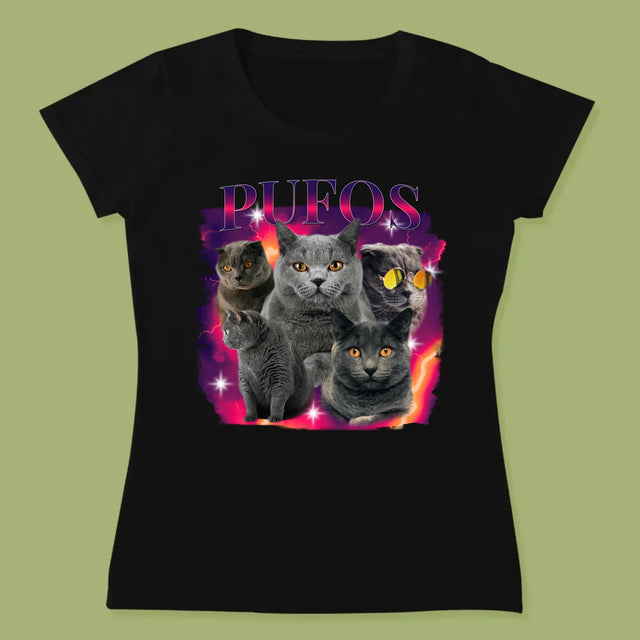 Personajul Tău: Bootleg Cu Pisicul Tău - Tricou Pentru Femei