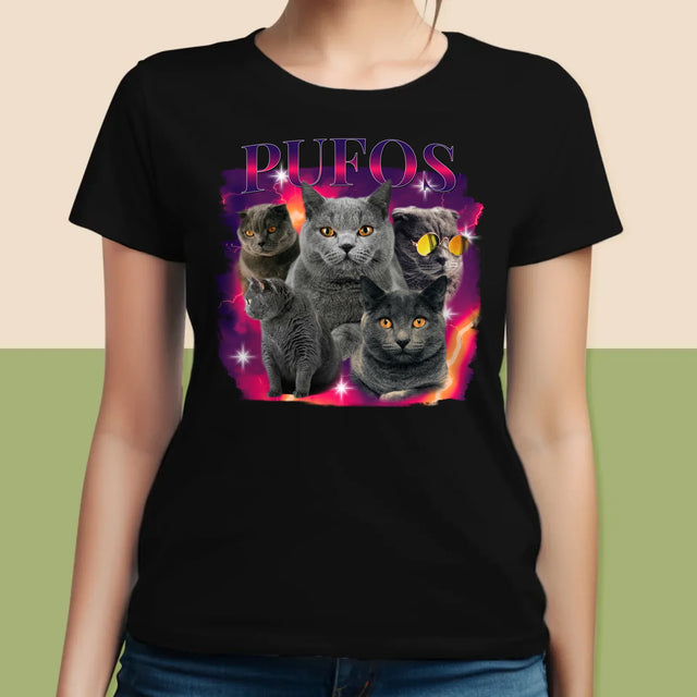 Personajul Tău: Bootleg Cu Pisicul Tău - Tricou Pentru Femei