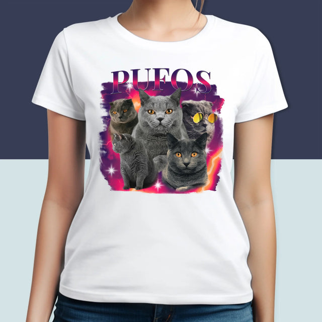 Personajul Tău: Bootleg Cu Pisicul Tău - Tricou Pentru Femei