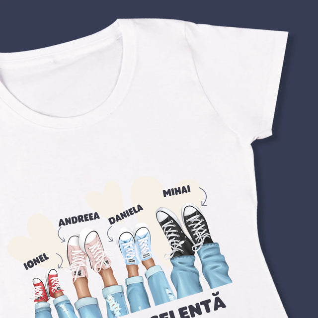 Creator De Personaj: Familia Teniși - Tricou Pentru Femei