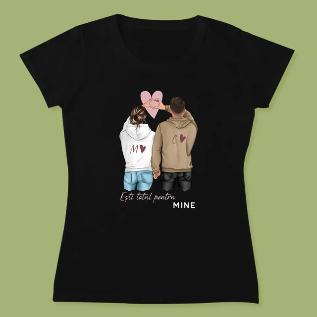 Creator De Personaj: Cuplu Inimă - Tricou Pentru Femei