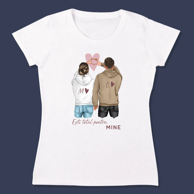 Creator De Personaj: Cuplu Inimă - Tricou Pentru Femei