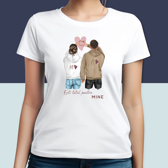 Creator De Personaj: Cuplu Inimă - Tricou Pentru Femei