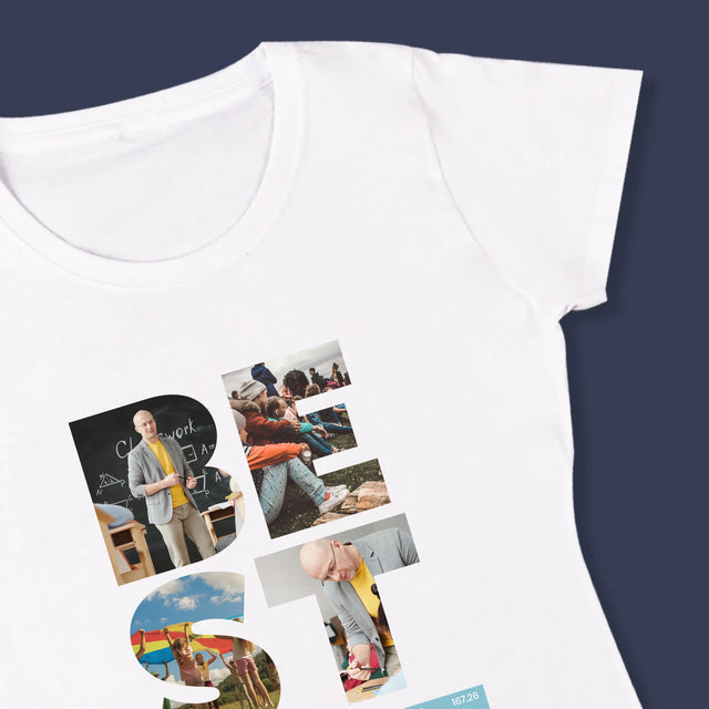 Cuvânt Din Fotografii: Best Teacher Elemente Chimice - Tricou Pentru Femei