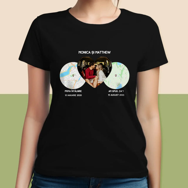 Harta Oraș: Locurile Noastre - Tricou Pentru Femei