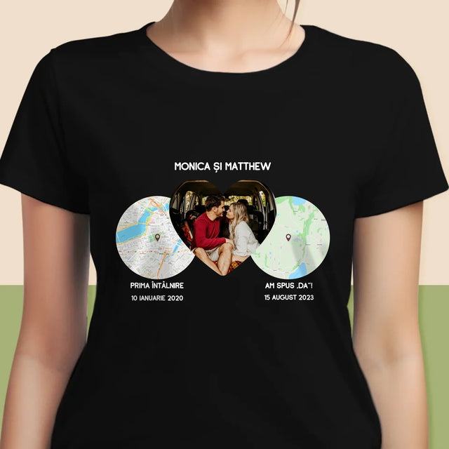 Harta Oraș: Locurile Noastre - Tricou Pentru Femei