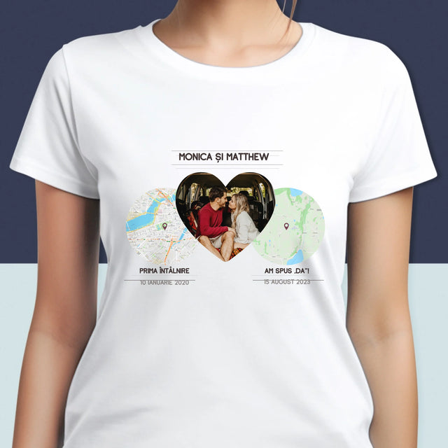 Harta Oraș: Locurile Noastre - Tricou Pentru Femei