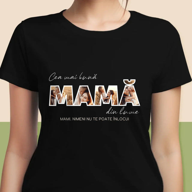 Cuvânt Din Fotografii: Cea Mai Bună Mamă Din Lume Fotografii - Tricou Pentru Femei