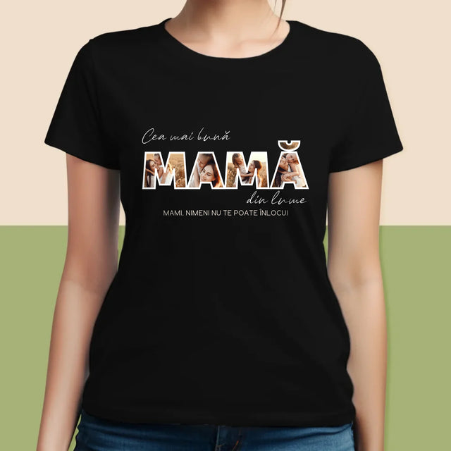 Cuvânt Din Fotografii: Cea Mai Bună Mamă Din Lume Fotografii - Tricou Pentru Femei