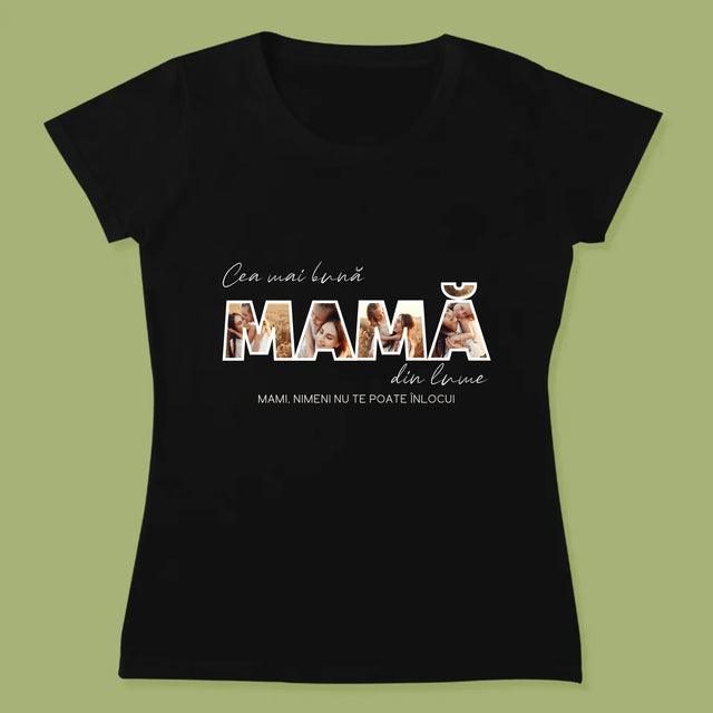 Cuvânt Din Fotografii: Cea Mai Bună Mamă Din Lume Fotografii - Tricou Pentru Femei