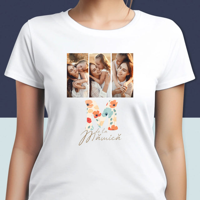 Colaj De Fotografii: M De La Mămică - Tricou Pentru Femei