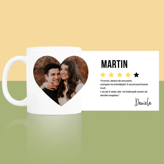 Fotografie Si Semnătură: Cel Mai Bun Băiat, Îl Recomand - Cană