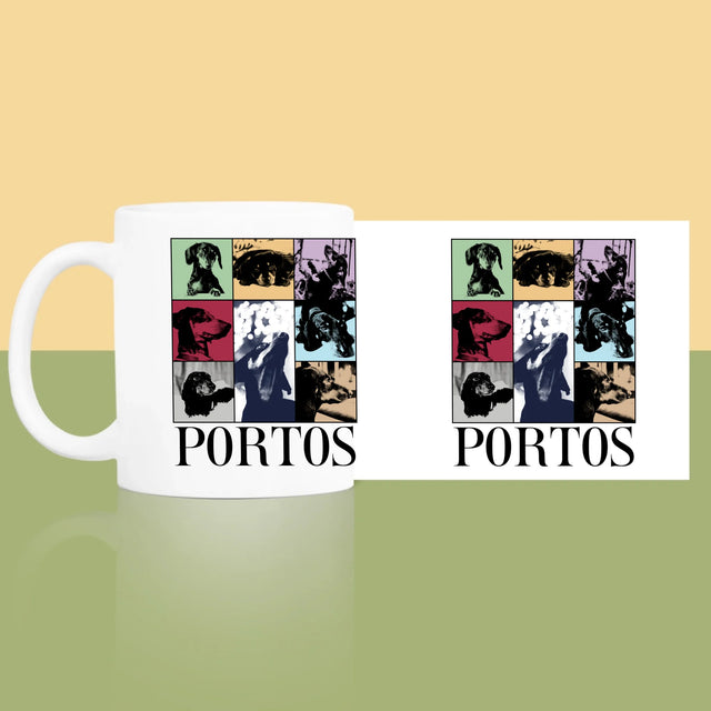 Colaj De Fotografii: Cățeluș Ca Taylor - Cană