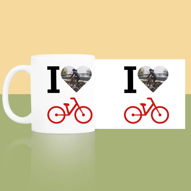 Fotografie Si Semnătură: I Love Bicicletă - Cană