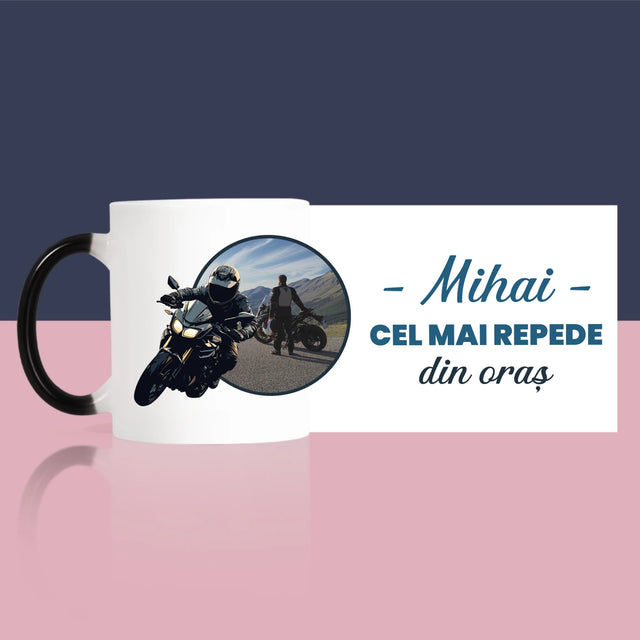 Fotografie Si Semnătură: Cel Mai Repede Din Oraș - Cană