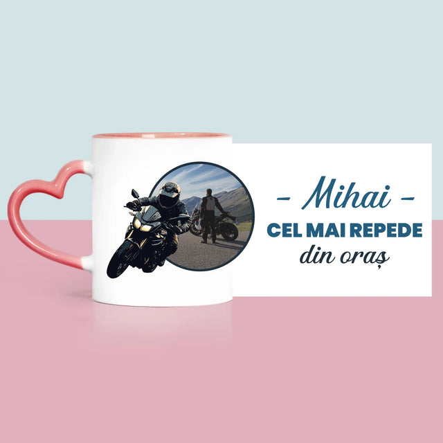 Fotografie Si Semnătură: Cel Mai Repede Din Oraș - Cană