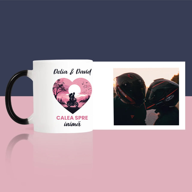 Colaj De Fotografii: Calea Spre Inimă - Cană