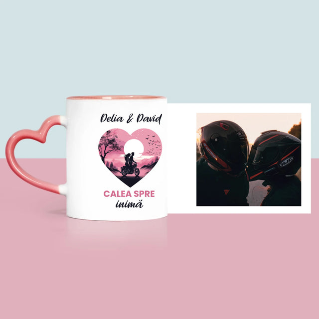 Colaj De Fotografii: Calea Spre Inimă - Cană