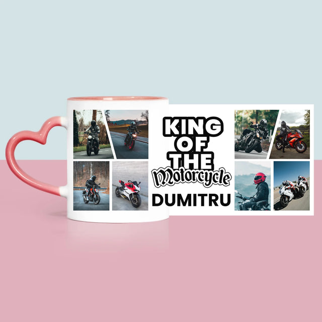 Colaj De Fotografii: King Of The Motorcycle - Cană