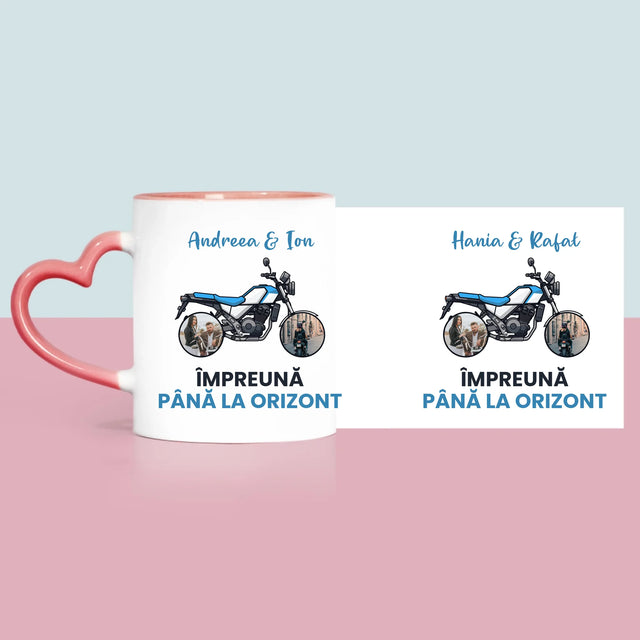 Colaj De Fotografii: Împreună Pînă La Orizont - Cană