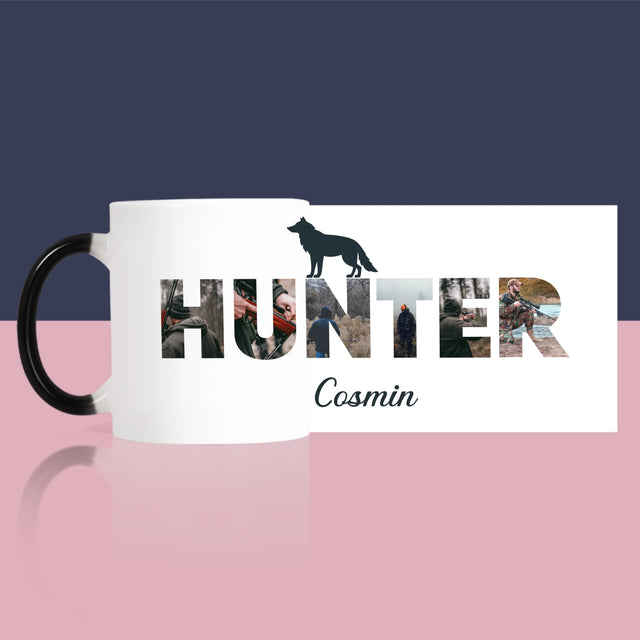 Cuvânt Din Fotografii: Hunter - Cană