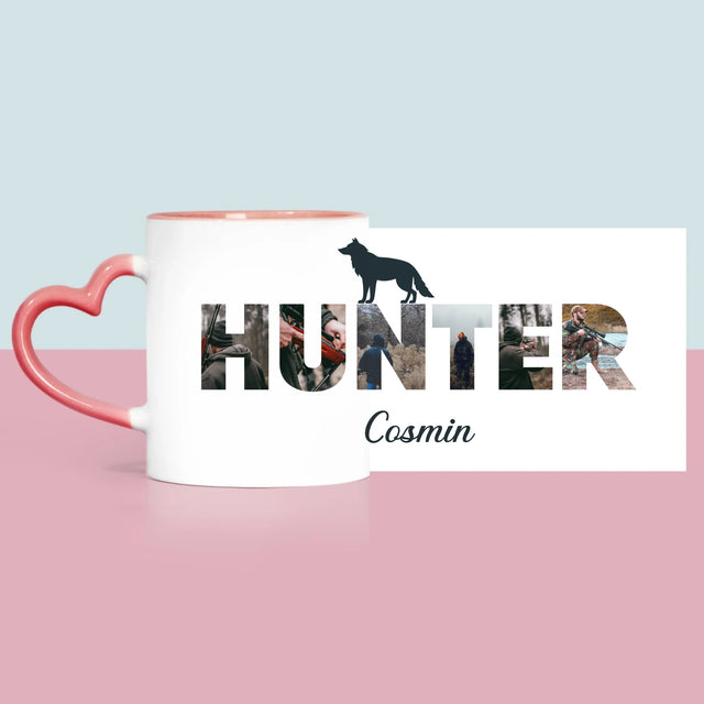 Cuvânt Din Fotografii: Hunter - Cană