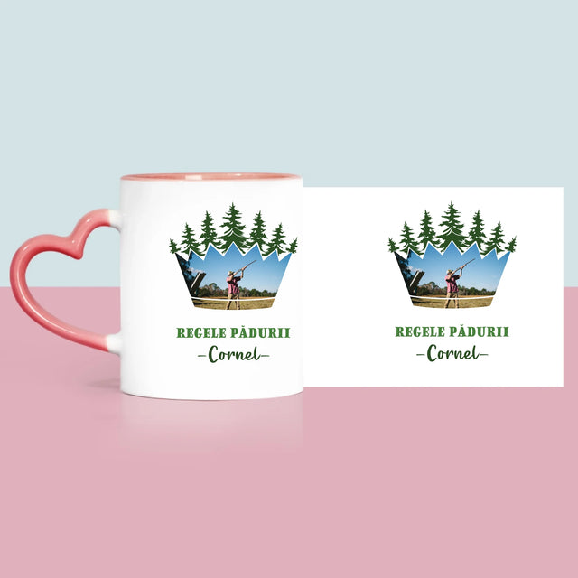 Formă Din Fotografii: Regele Pădurii - Cană