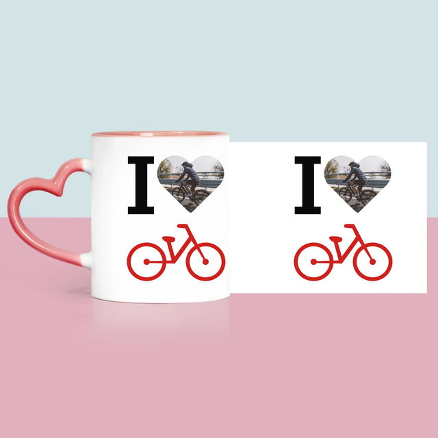 Fotografie Si Semnătură: I Love Bicicletă - Cană