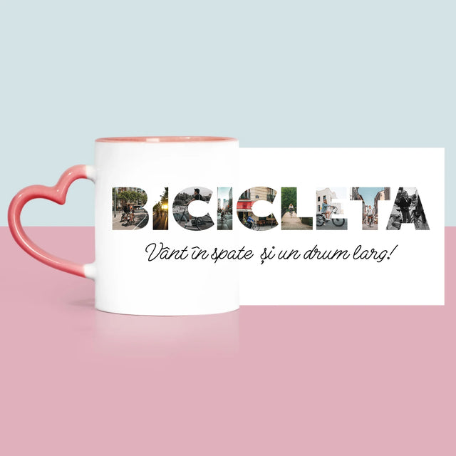 Cuvânt Din Fotografii: Bicikleta - Cană