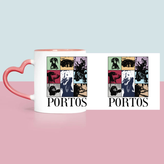 Colaj De Fotografii: Cățeluș Ca Taylor - Cană