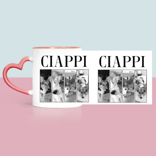 Colaj De Fotografii: Bootleg Clasic Cu Cățeluș - Cană