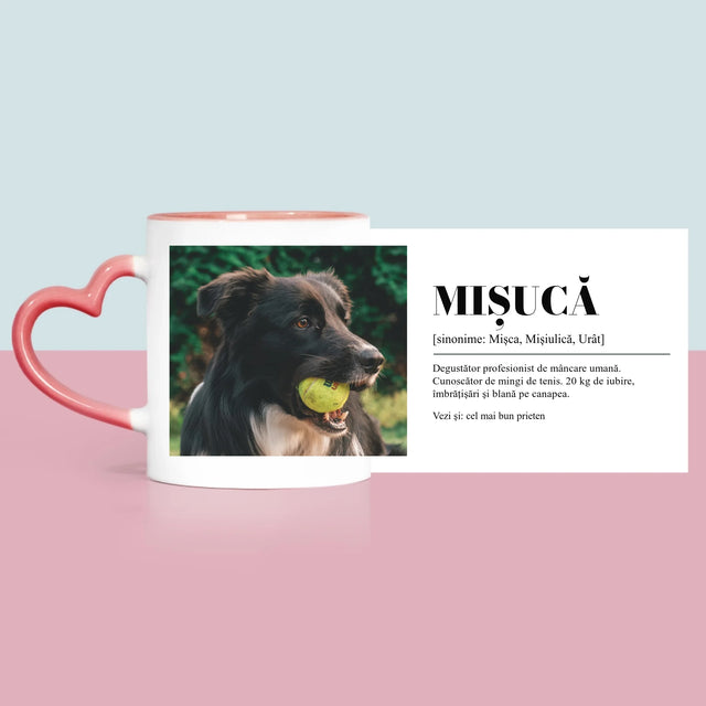 Fotografie Si Semnătură: Cățeluș Definiția - Cană