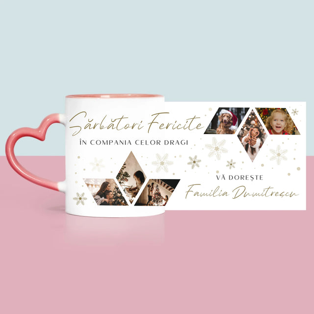 Colaj De Fotografii: Sărbători Frumoase Steaua - Cană