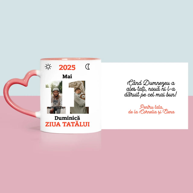 Cuvânt Din Fotografii: Felicitare Calendar Ziua Tatălui - Cană