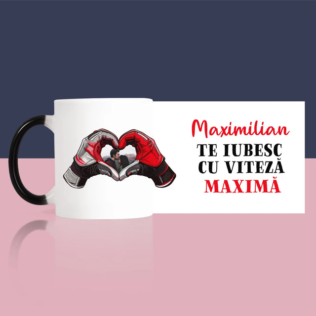 Fotografie Si Semnătură: Te Iubesc Cu Viteză Maximă - Cană